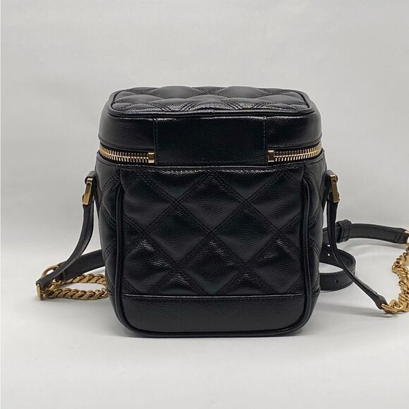 Saint Laurent 80S Vanity Crossbody Bag in Quilted Grained Leather - Picture 4 of 15